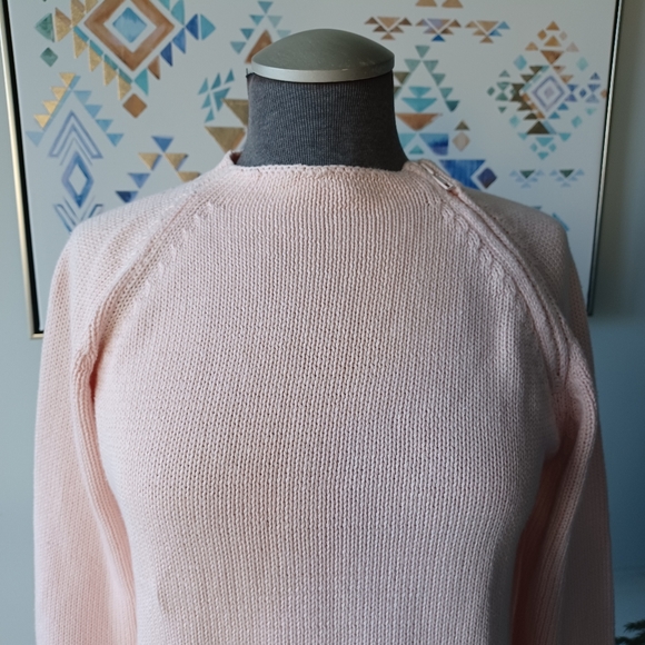 La Redoute 100% Cotton Mockneck Sweater BNWT - Picture 4 of 7